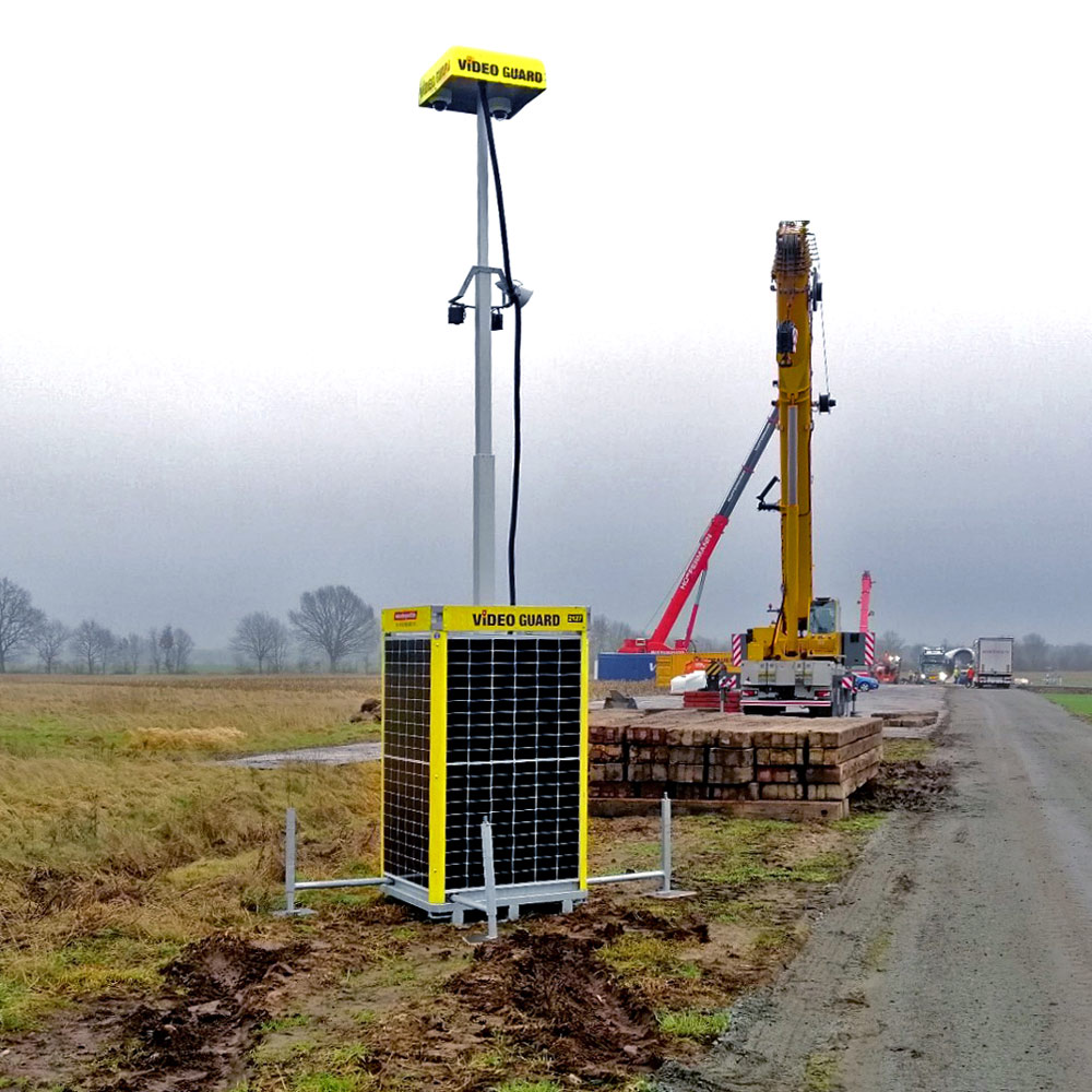 VideoGuard24 monitors your construction site