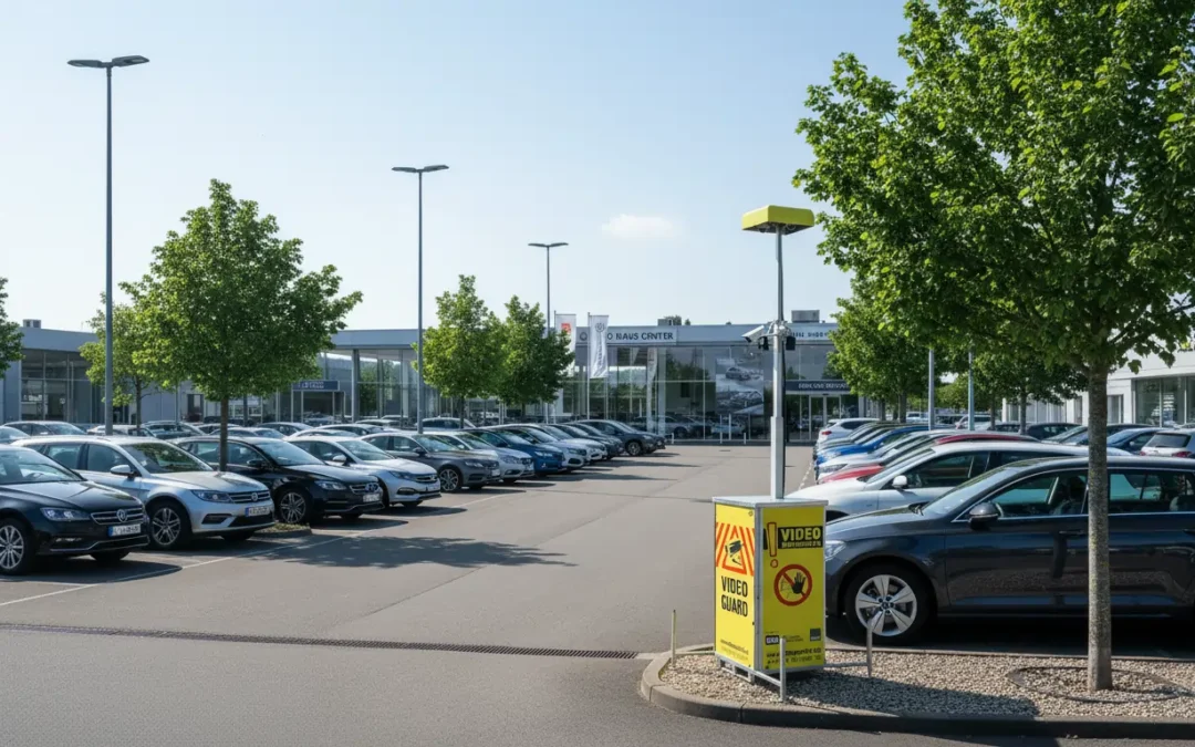Parking lot surveillance with video towers: Why every parking lot can become a security risk